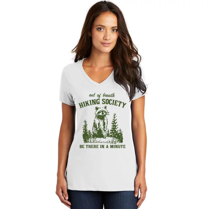 Hiking Society Women's V-Neck T-Shirt