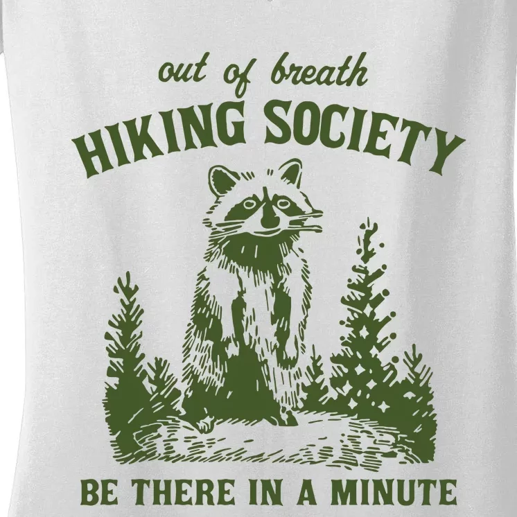 Hiking Society Women's V-Neck T-Shirt