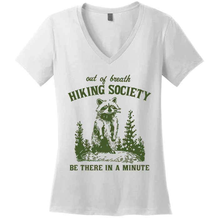 Hiking Society Women's V-Neck T-Shirt