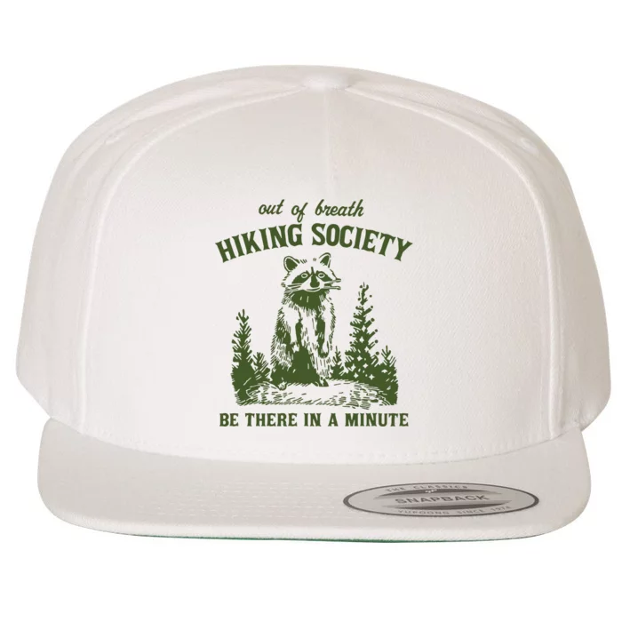 Hiking Society Wool Snapback Cap