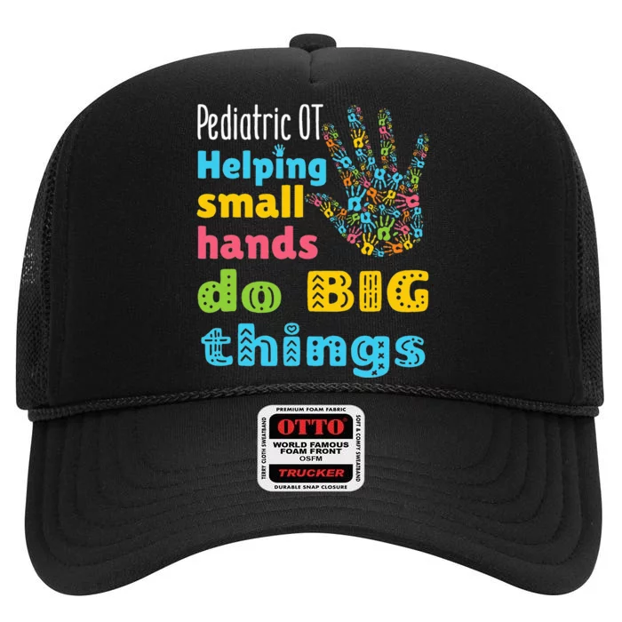 Helping Small Hands OT Pediatric Occupational Therapy High Crown Mesh Trucker Hat