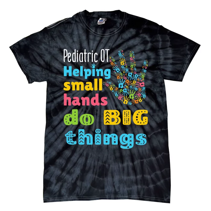 Helping Small Hands OT Pediatric Occupational Therapy Tie-Dye T-Shirt