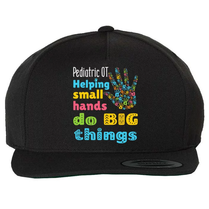 Helping Small Hands OT Pediatric Occupational Therapy Wool Snapback Cap