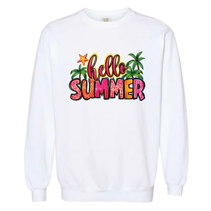 Hello Summer Garment-Dyed Sweatshirt