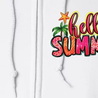 Hello Summer Full Zip Hoodie