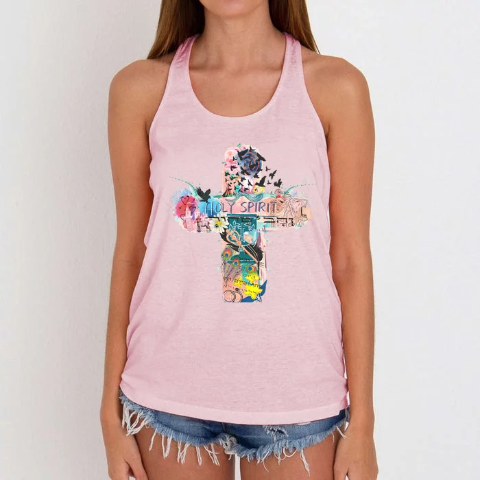 Holy Spirit Women's Knotted Racerback Tank