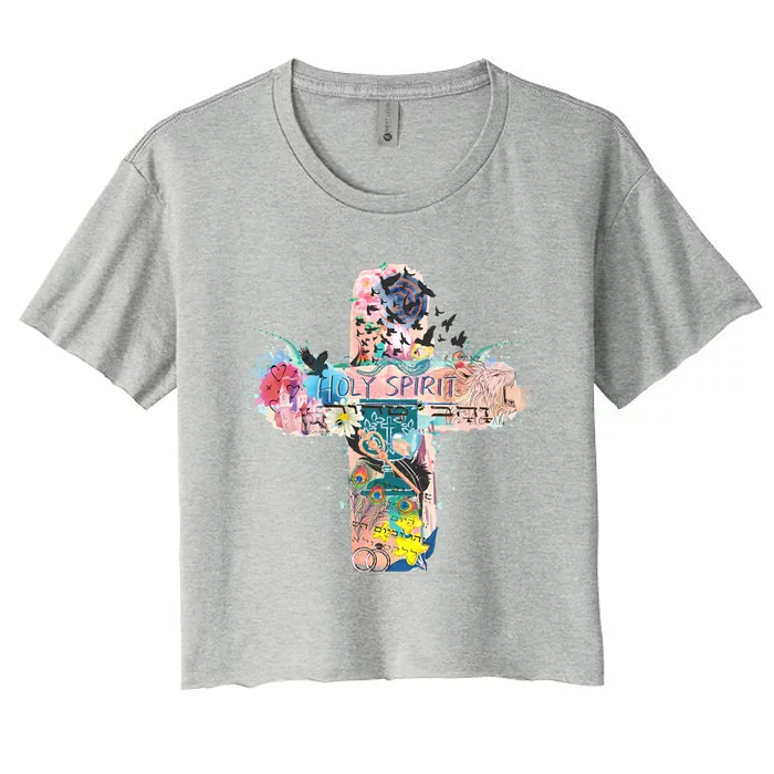 Holy Spirit Women's Crop Top Tee