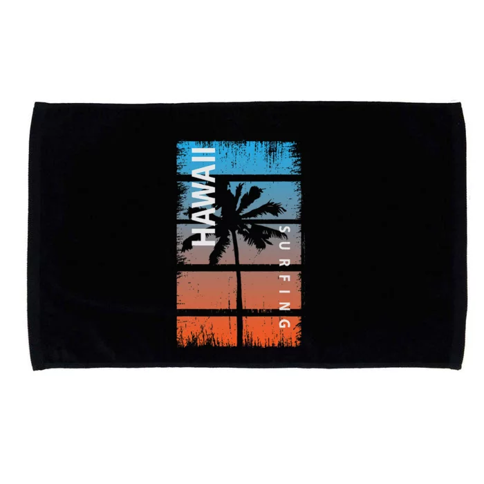 Hawaii Surfing Microfiber Hand Towel