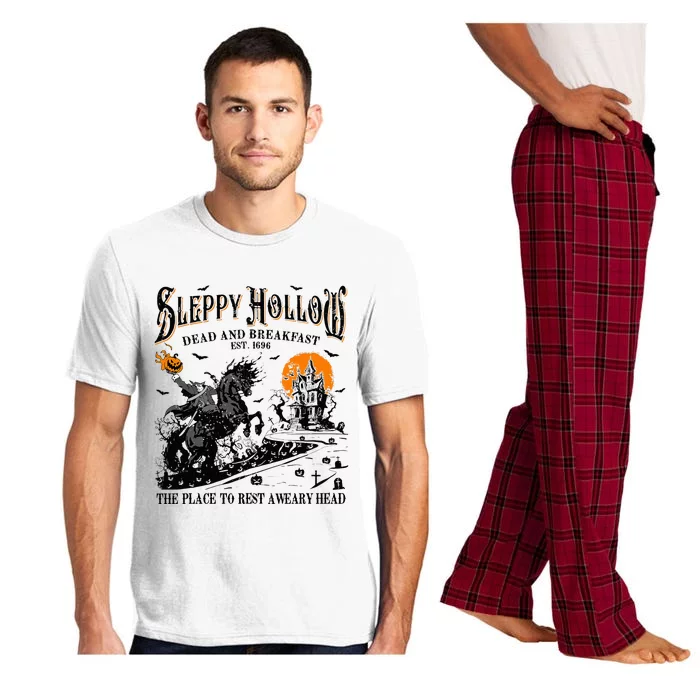 Halloween Sleepy Hollow Dead And Breakfast Pajama Set