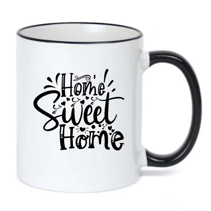 Home Sweet Home Black Color Changing Mug