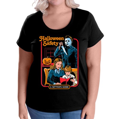 Halloween Safety Women's Plus Size T-Shirt