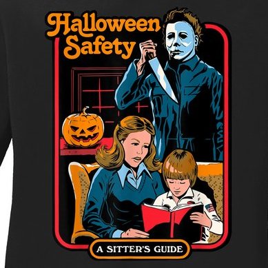 Halloween Safety Ladies Missy Fit Long Sleeve Shirt