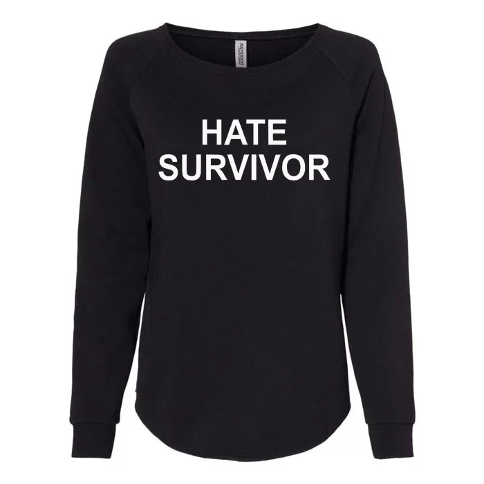 Hate Survivor Womens California Wash Sweatshirt