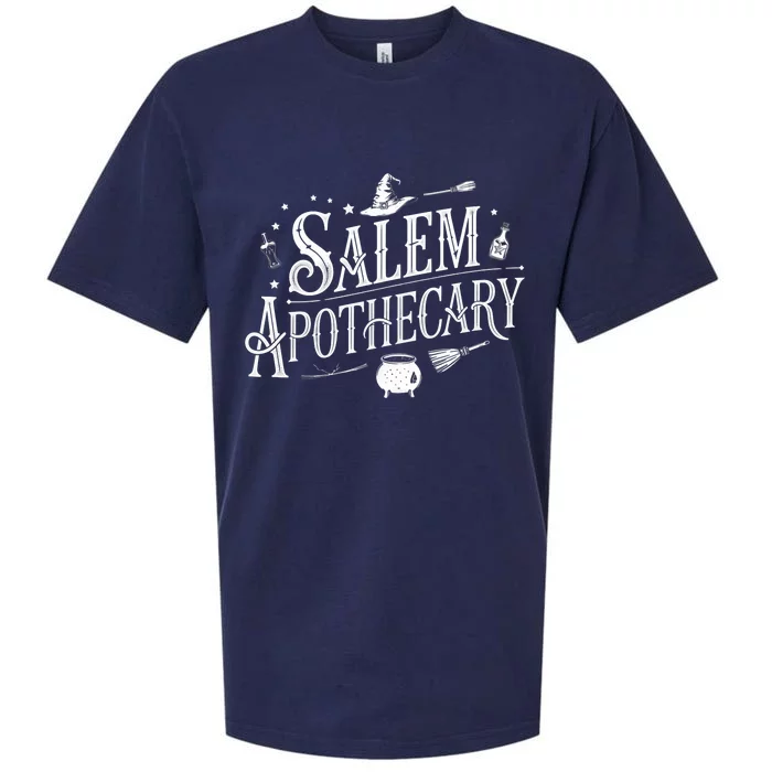 Halloween Sweatshirt Halloween Salem Apothecary Sueded Cloud Jersey T-Shirt