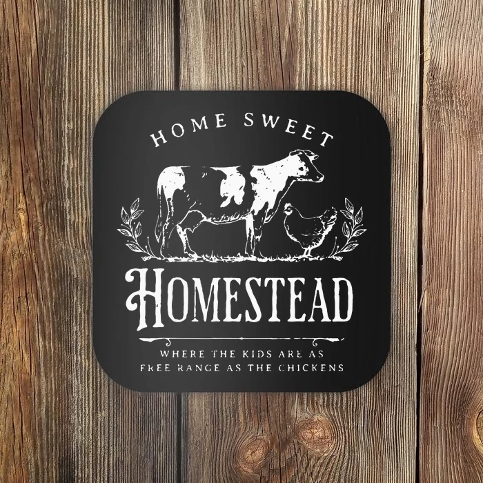 Home Sweet Homestead Farmhouse Coaster