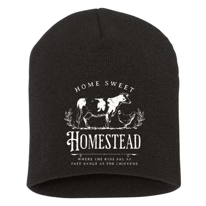 Home Sweet Homestead Farmhouse Short Acrylic Beanie