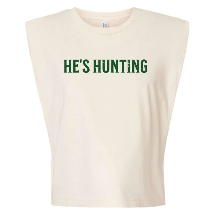 He S Hunting..01 Garment-Dyed Women's Muscle Tee