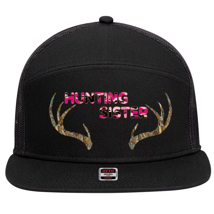 Hunting Sister 7 Panel Mesh Trucker Snapback Hat