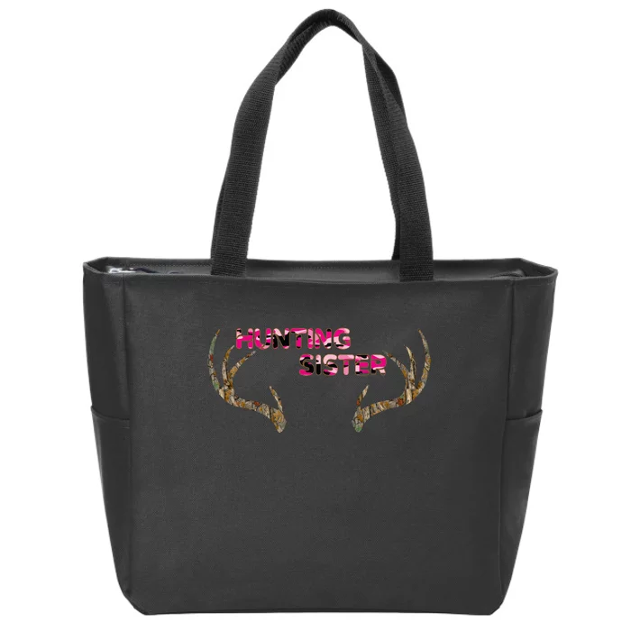 Hunting Sister Zip Tote Bag