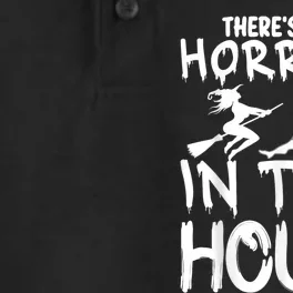 Halloween Some Horrors In This House Funny Costume Dry Zone Grid Performance Polo