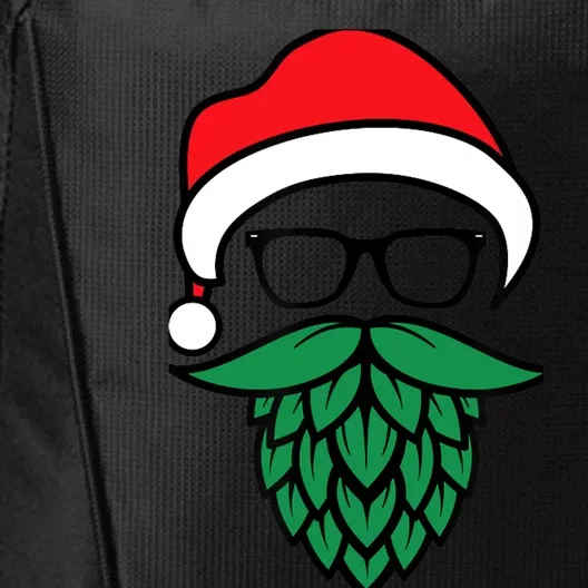 Hipster Santa Hops Beard Christmas For Beer Lovers City Backpack