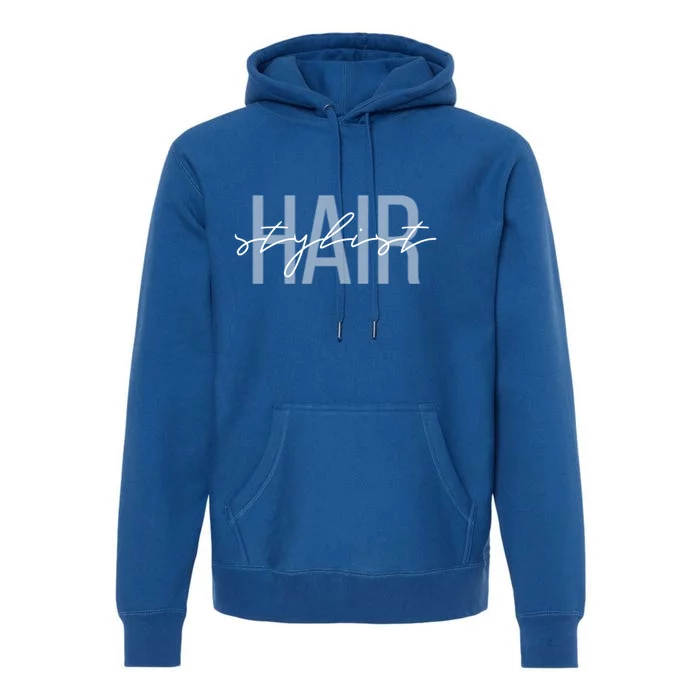 Hair Stylist Hair Dresser Gift Premium Hoodie