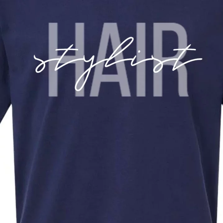 Hair Stylist Hair Dresser Gift Sueded Cloud Jersey T-Shirt