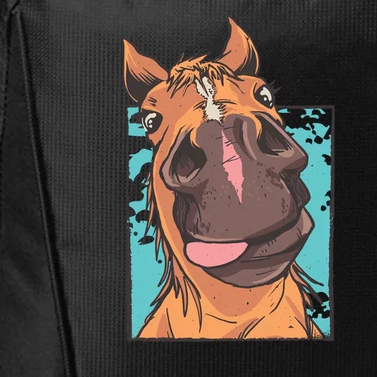 Horse Selfie City Backpack