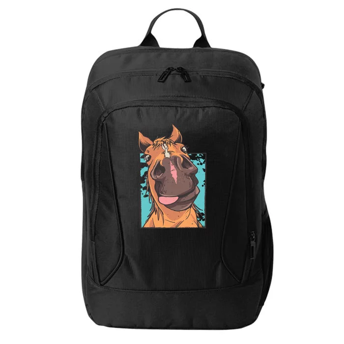 Horse Selfie City Backpack