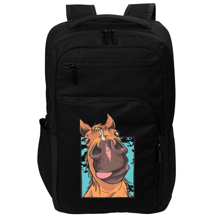 Horse Selfie Impact Tech Backpack