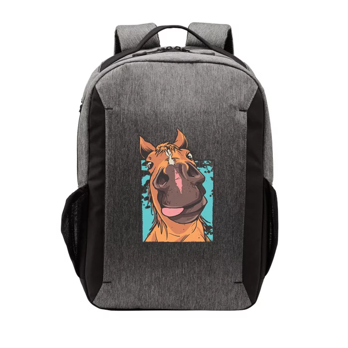 Horse Selfie Vector Backpack