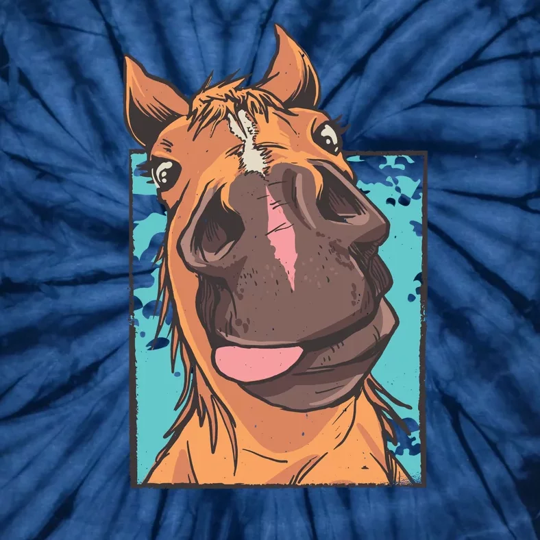 Horse Selfie Tie-Dye T-Shirt