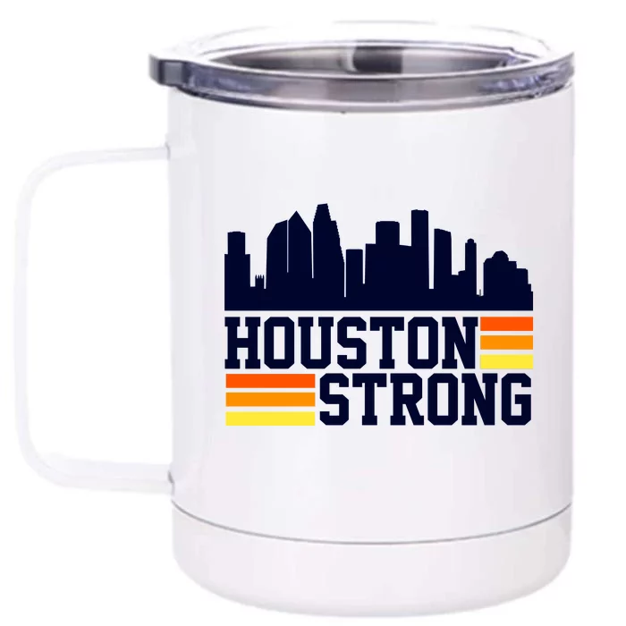 Houston Strong Front & Back 12oz Stainless Steel Tumbler Cup