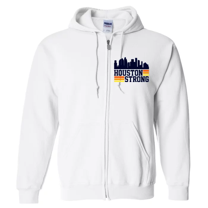 Houston Strong Full Zip Hoodie