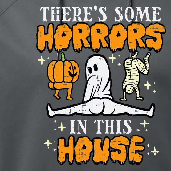 Halloween Some Horrors In This House Funny Costume Wo Performance Fleece Hoodie