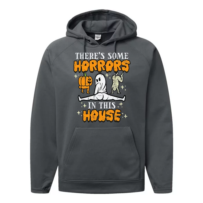 Halloween Some Horrors In This House Funny Costume Wo Performance Fleece Hoodie