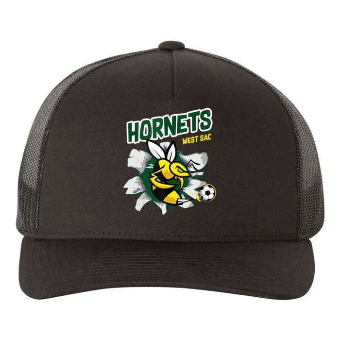 Hornets Soccer Yupoong Adult 5-Panel Trucker Hat