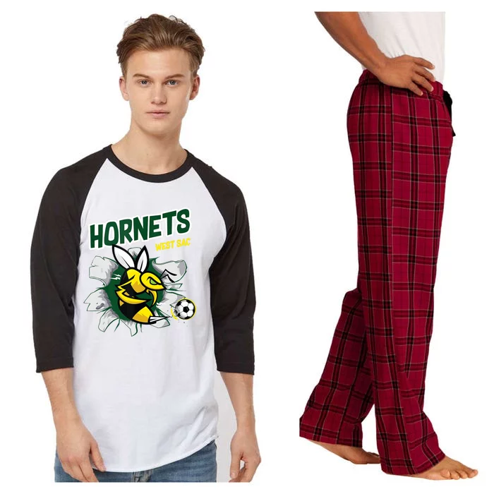 Hornets Soccer Raglan Sleeve Pajama Set