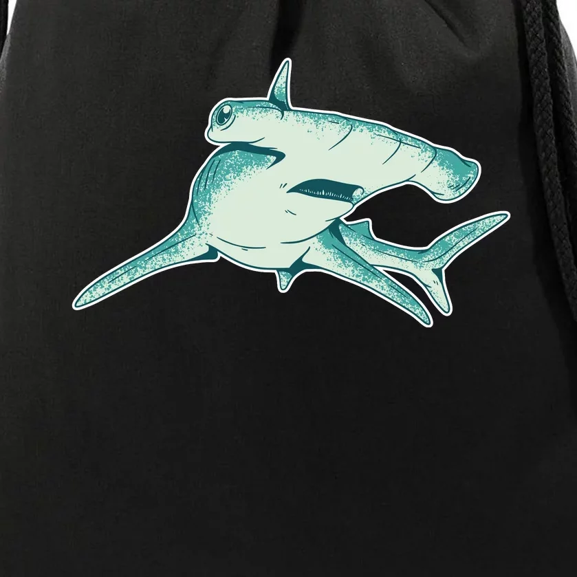 Hammerhead Shark Drawstring Bag