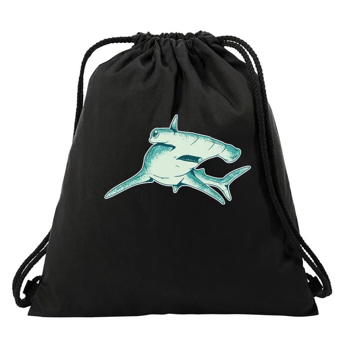 Hammerhead Shark Drawstring Bag