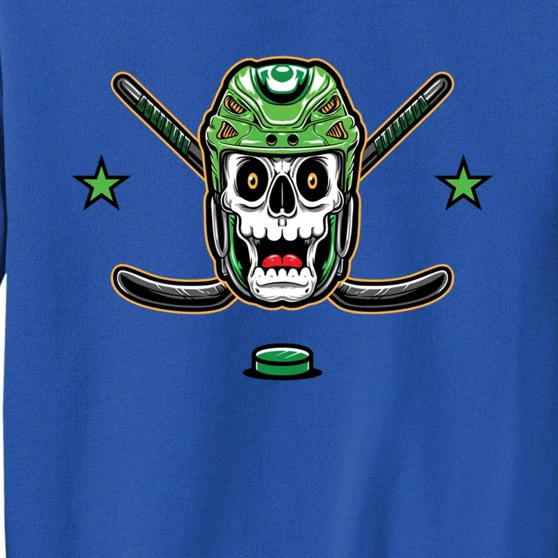 Happy St Hat Tricks Day Hockey Skull Gift Sweatshirt