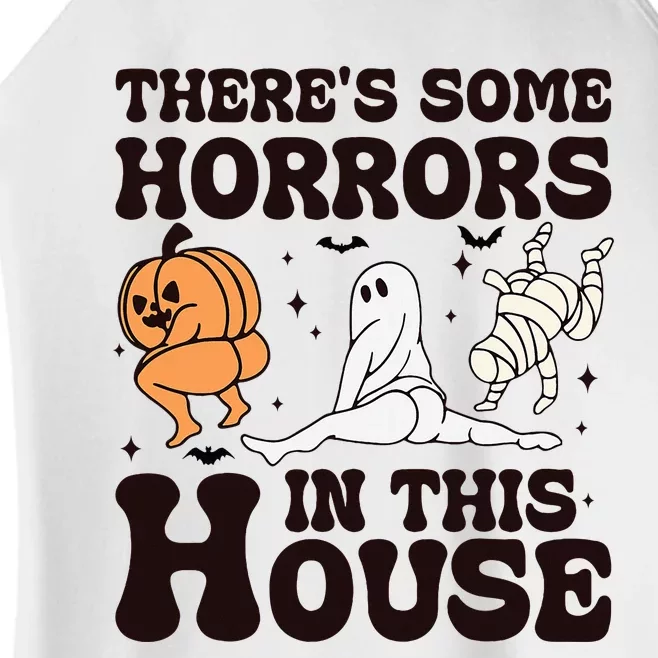 Halloween Some Horrors In This House Funny Costume Women’s Perfect Tri Rocker Tank