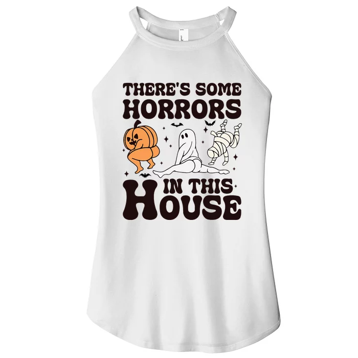 Halloween Some Horrors In This House Funny Costume Women’s Perfect Tri Rocker Tank