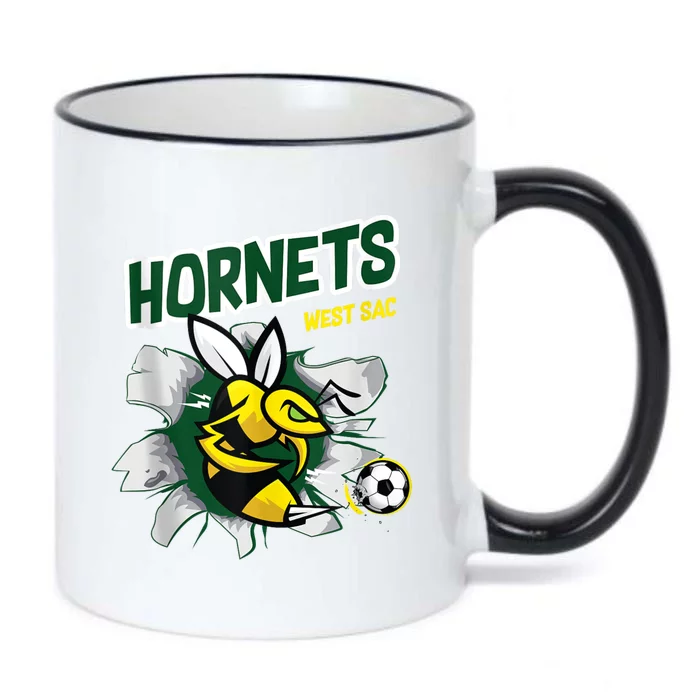 Hornets Soccer Black Color Changing Mug