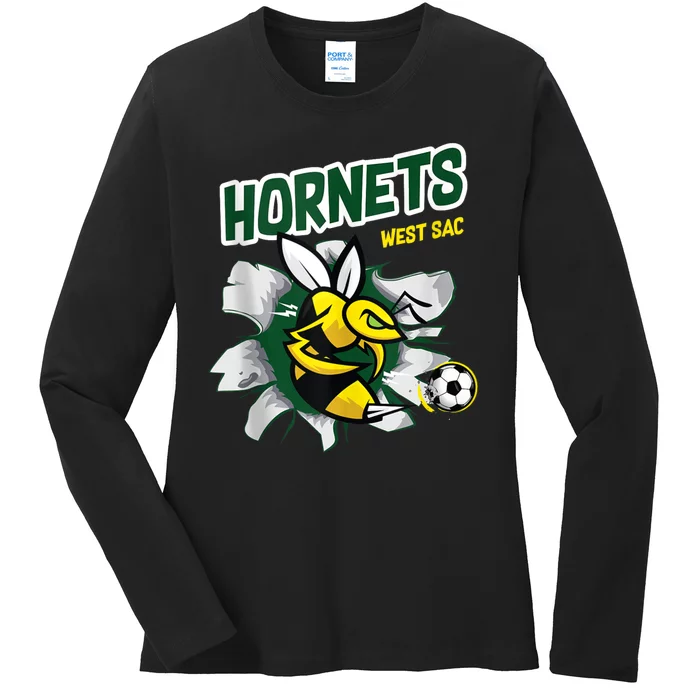 Hornets Soccer Ladies Long Sleeve Shirt