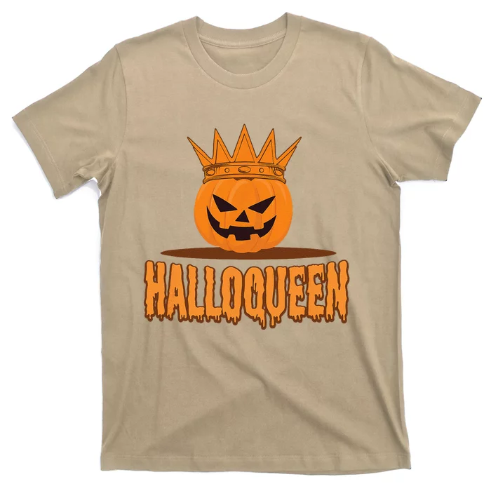 Halloqueen Spooky Happy Halloween Pumpkin T-Shirt