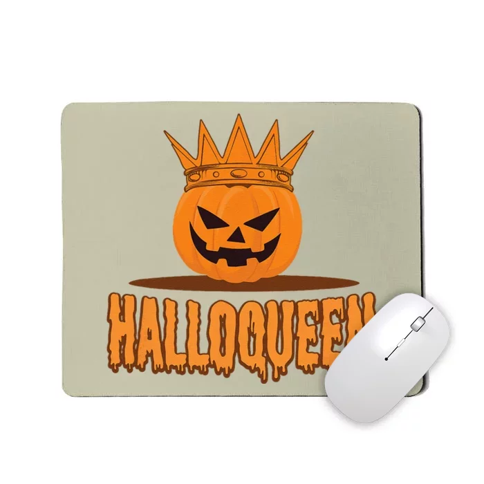 Halloqueen Spooky Happy Halloween Pumpkin Mousepad