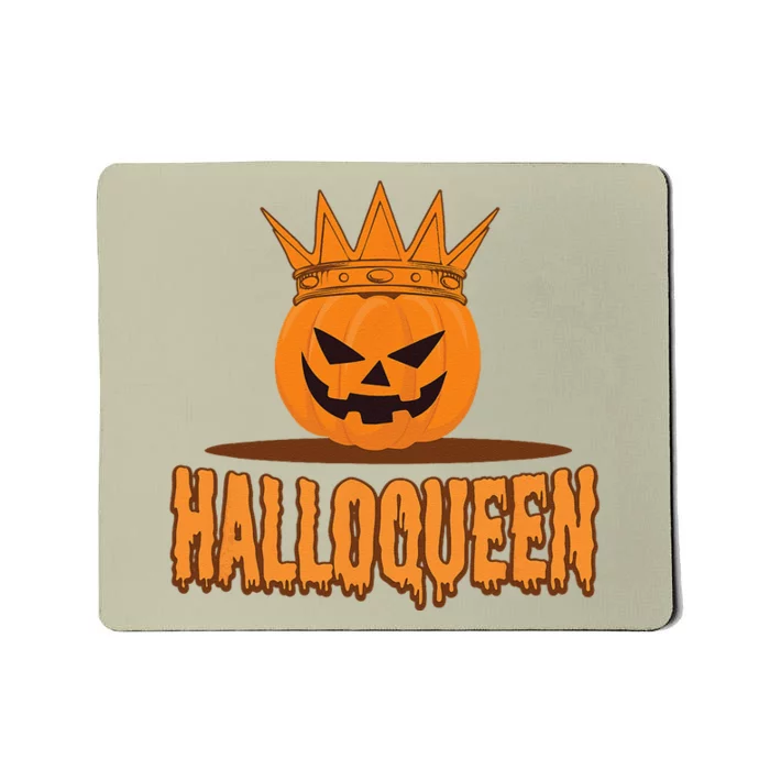 Halloqueen Spooky Happy Halloween Pumpkin Mousepad