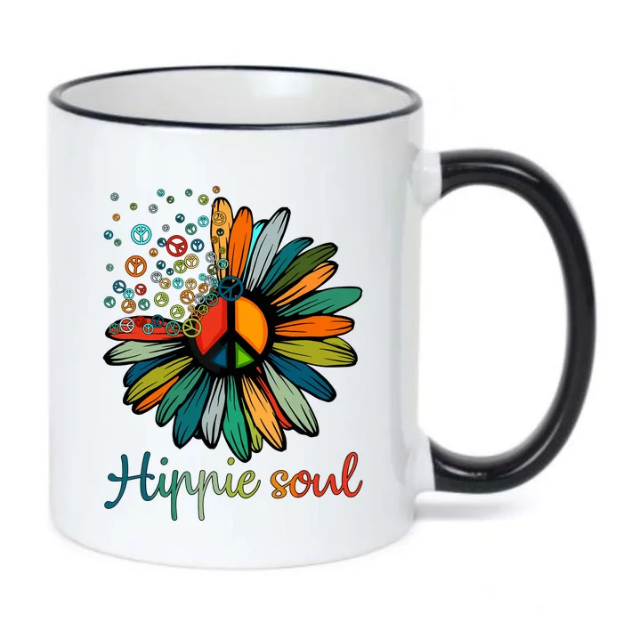 Hippie Soul Black Color Changing Mug