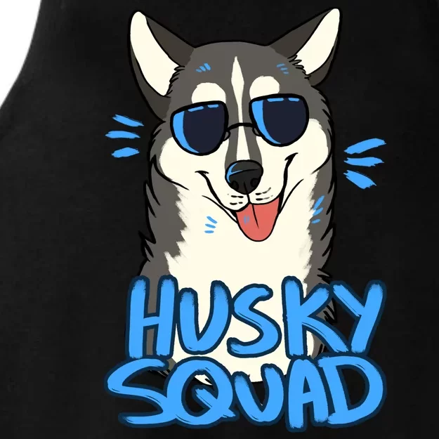 Husky Squad Ladies Tri-Blend Wicking Tank